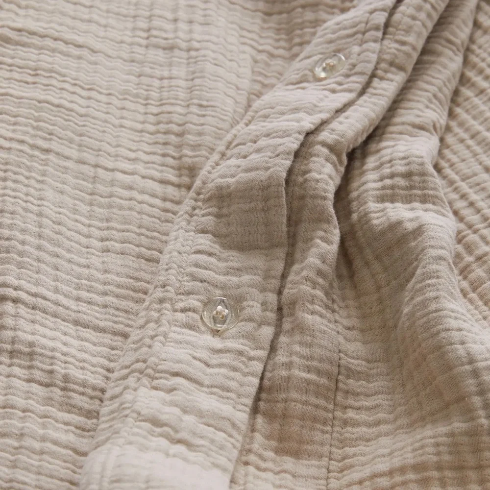 Quince Organic Airy Gauze Duvet Cover Set – Full/Queen